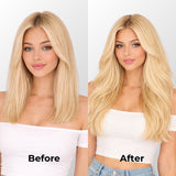 Light Blonde (613) Full Clip-In Hair Extensions (180g-220g)