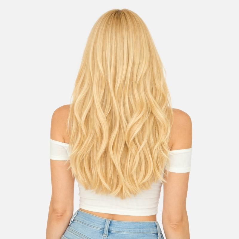 Light Blonde (613) Full Clip-In Hair Extensions (180g-220g)