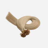 Light Blonde (9C) Flat Tip Hair Extensions (50g - 100g)