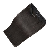Natural Black (1B) Halo Hair Extensions (100g-120g)