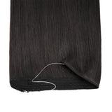 Natural Black (1B) Halo Hair Extensions (100g-120g)