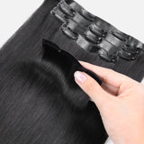 Natural Black (1B) Seamless Clip-In (100g-130g-160g)